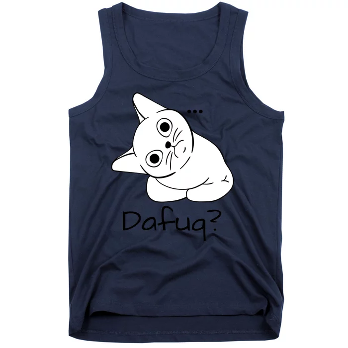 Dafuq Cat Tank Top