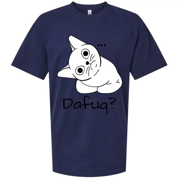 Dafuq Cat Sueded Cloud Jersey T-Shirt