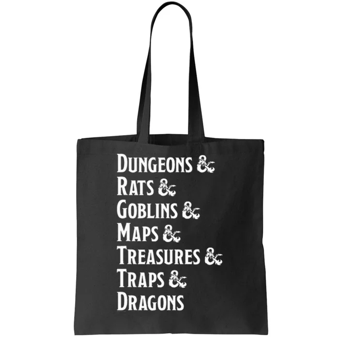 Dungeon Checklist Tote Bag