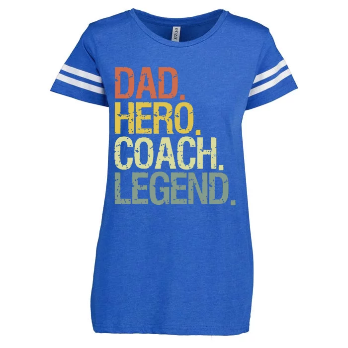 Dad Coach Enza Ladies Jersey Football T-Shirt