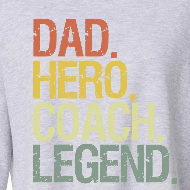 Dad Coach Cropped Pullover Crew