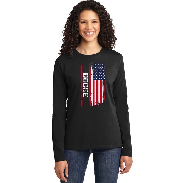 Dodge City Ladies Long Sleeve Shirt