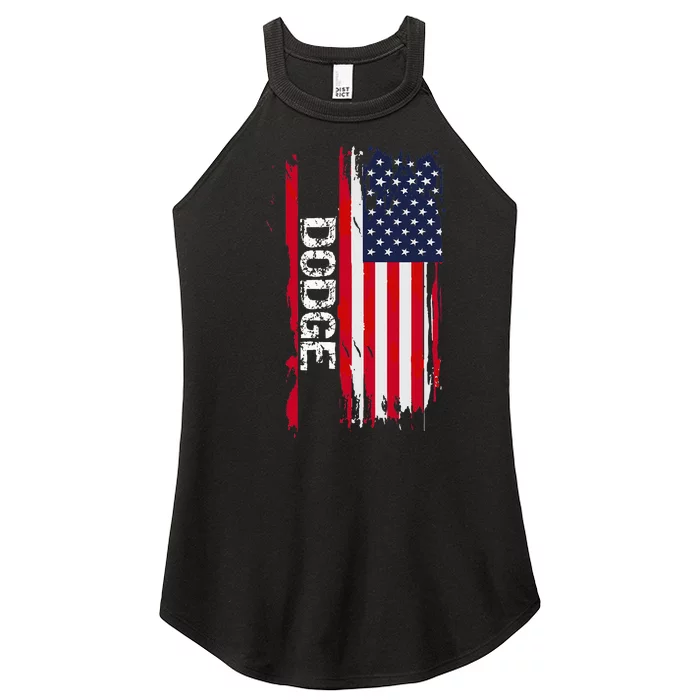 Dodge City Women’s Perfect Tri Rocker Tank