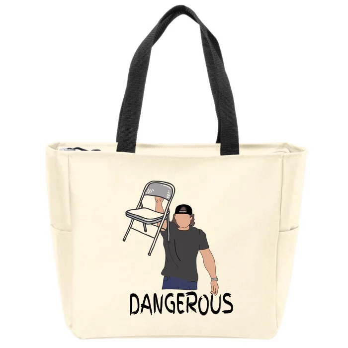 Dangerous Chair Zip Tote Bag