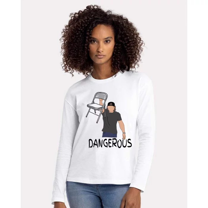 Dangerous Chair Womens Cotton Relaxed Long Sleeve T-Shirt