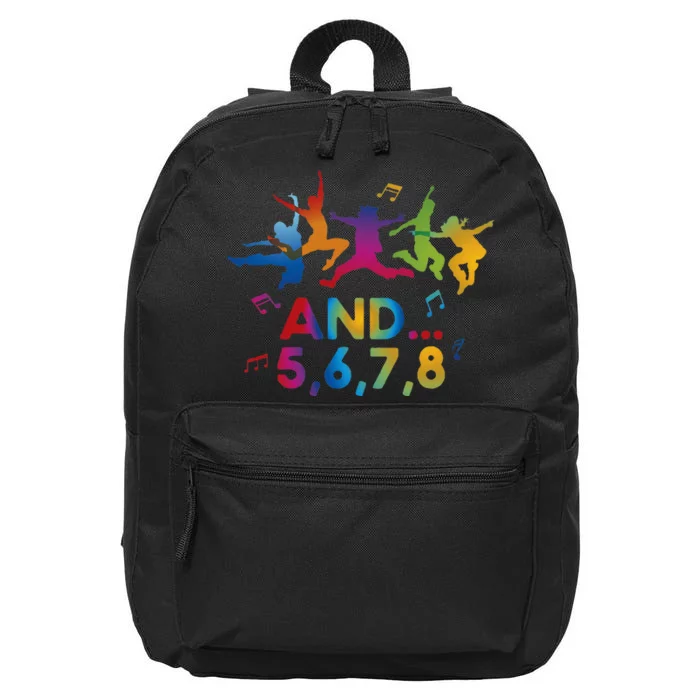 Dance Coach Dancer Dancing Dance Teacher Instructor 16 in Basic Backpack