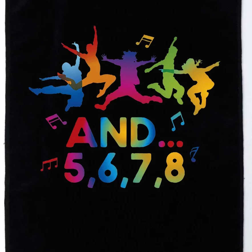 Dance Coach Dancer Dancing Dance Teacher Instructor Platinum Collection Golf Towel