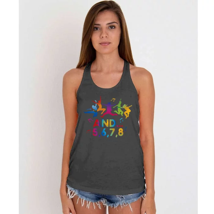 Dance Coach Dancer Dancing Dance Teacher Instructor Women's Knotted Racerback Tank