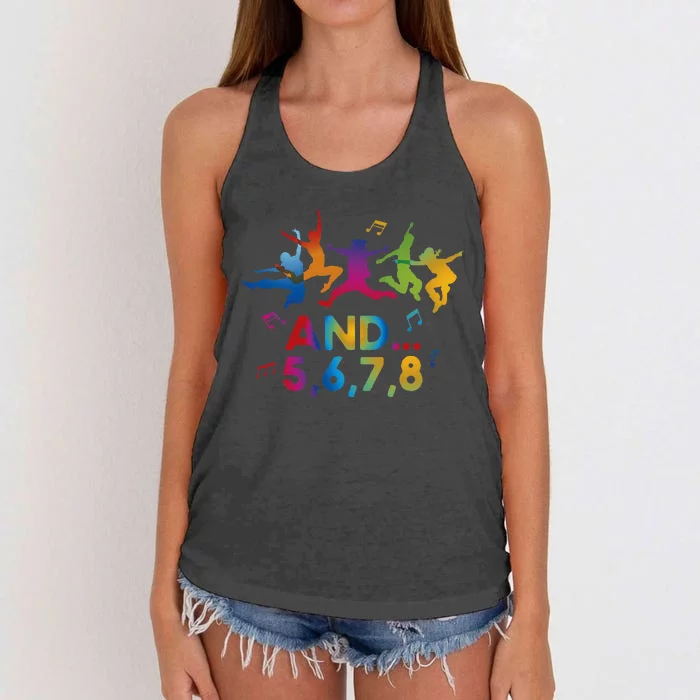 Dance Coach Dancer Dancing Dance Teacher Instructor Women's Knotted Racerback Tank