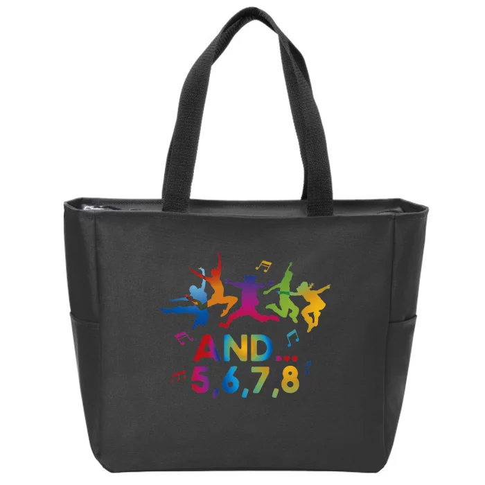 Dance Coach Dancer Dancing Dance Teacher Instructor Zip Tote Bag