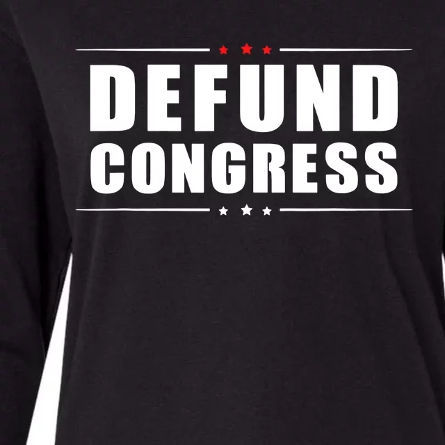 Defund Congress Womens Cotton Relaxed Long Sleeve T-Shirt