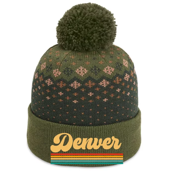 Denver Colorado The Baniff Cuffed Pom Beanie