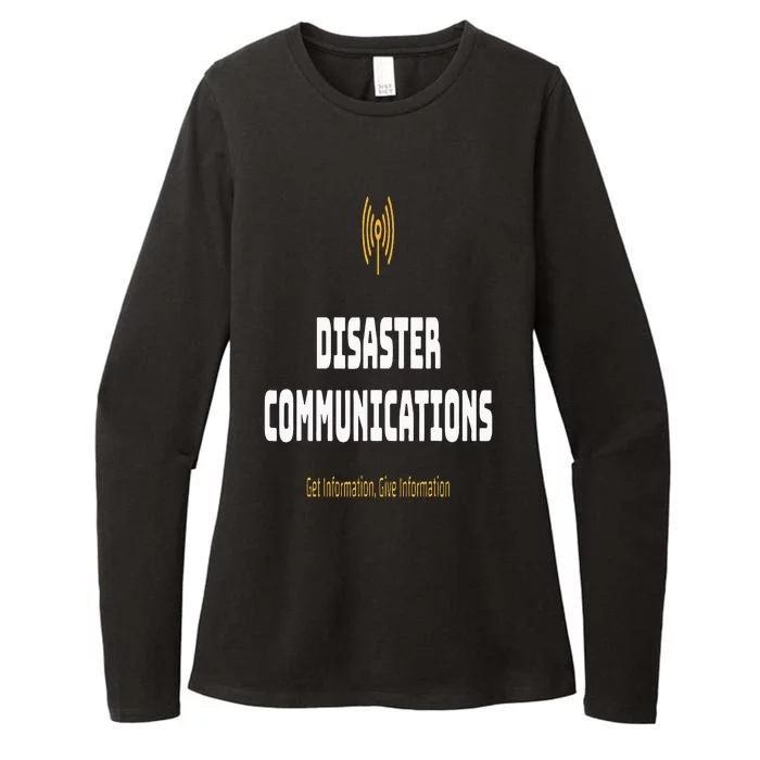 Disaster Communications Womens CVC Long Sleeve Shirt