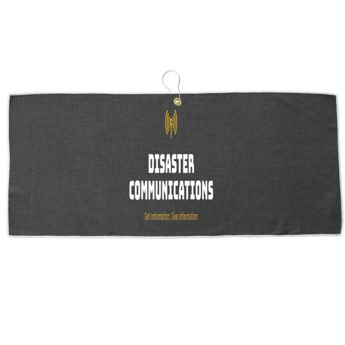 Disaster Communications Large Microfiber Waffle Golf Towel