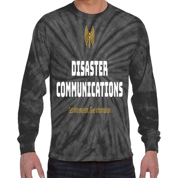 Disaster Communications Tie-Dye Long Sleeve Shirt