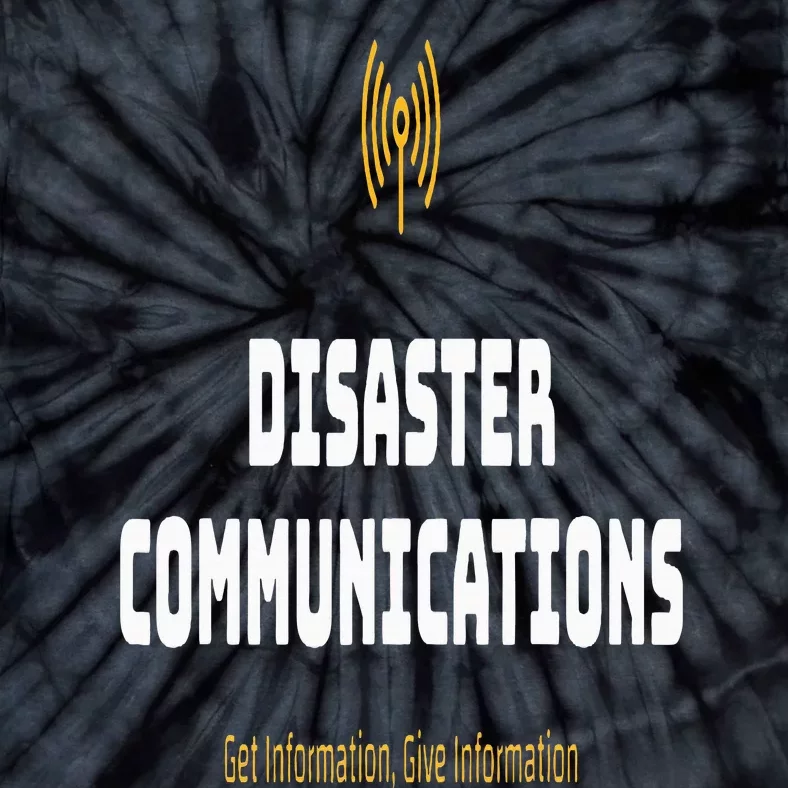 Disaster Communications Tie-Dye T-Shirt