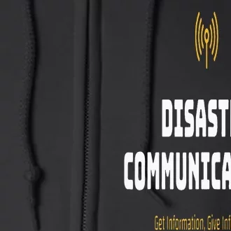 Disaster Communications Full Zip Hoodie