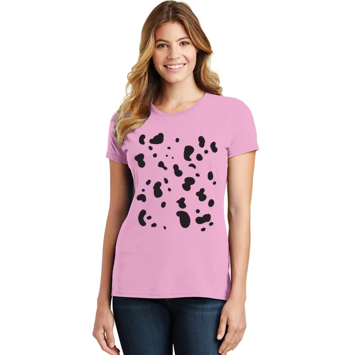 Dalmatian Costume Dog Halloween Adult Women Men Women's T-Shirt