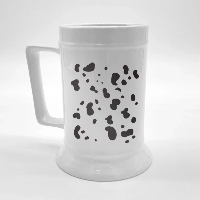 Dalmatian Costume Dog Halloween Adult Women Men Front & Back Beer Stein