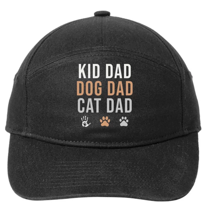 Dog & Cat Dad Pride Apparel 7-Panel Snapback Hat