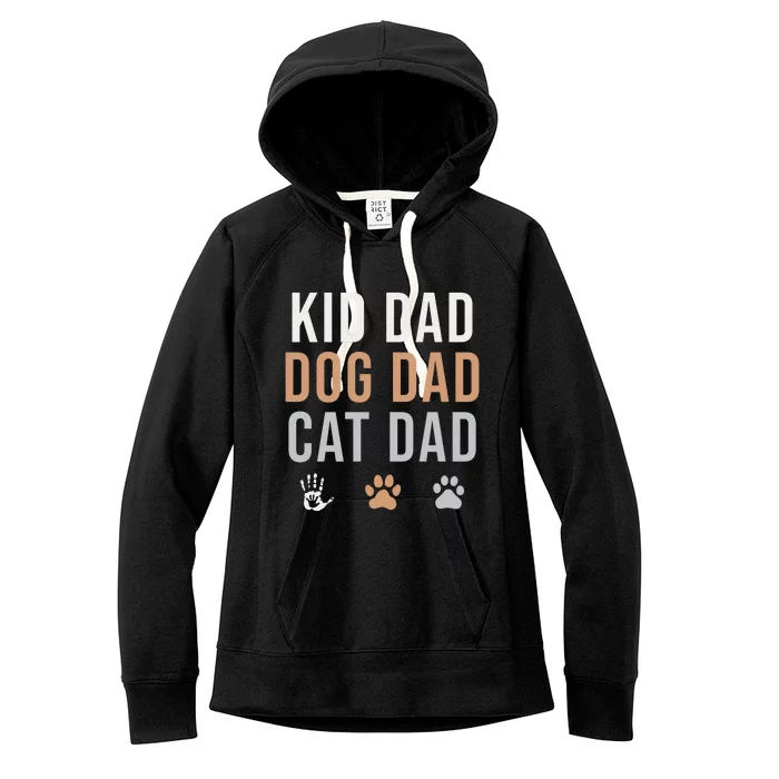 Dog & Cat Dad Pride Apparel Women's Fleece Hoodie