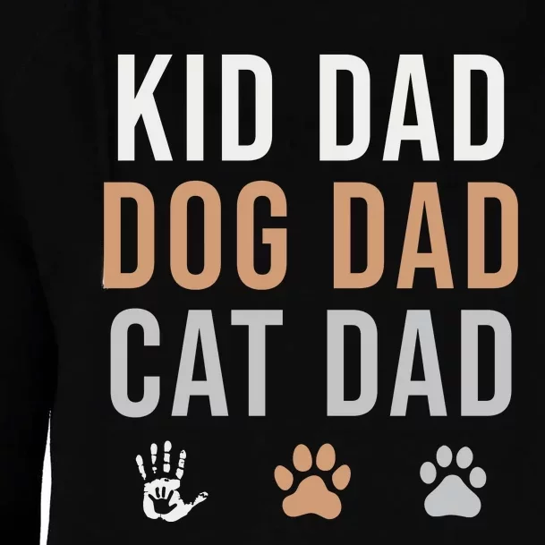 Dog & Cat Dad Pride Apparel Womens Funnel Neck Pullover Hood