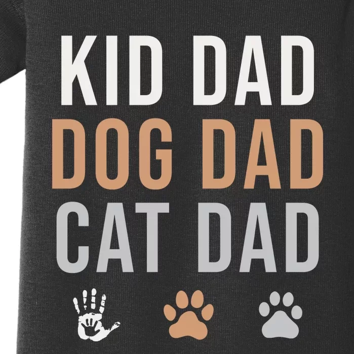 Dog & Cat Dad Pride Apparel Baby Bodysuit