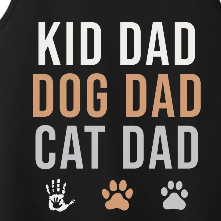 Dog & Cat Dad Pride Apparel Performance Tank