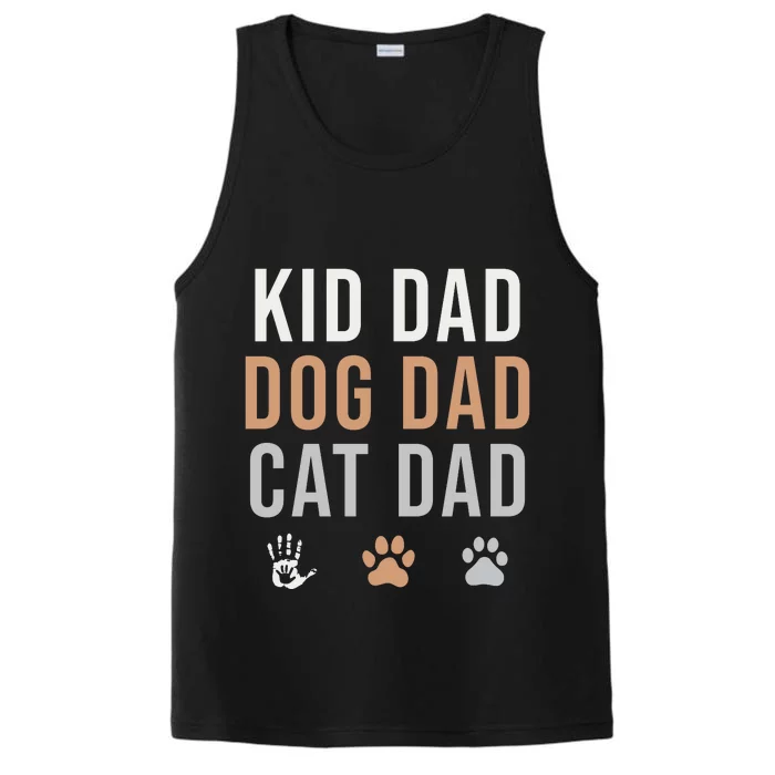 Dog & Cat Dad Pride Apparel Performance Tank