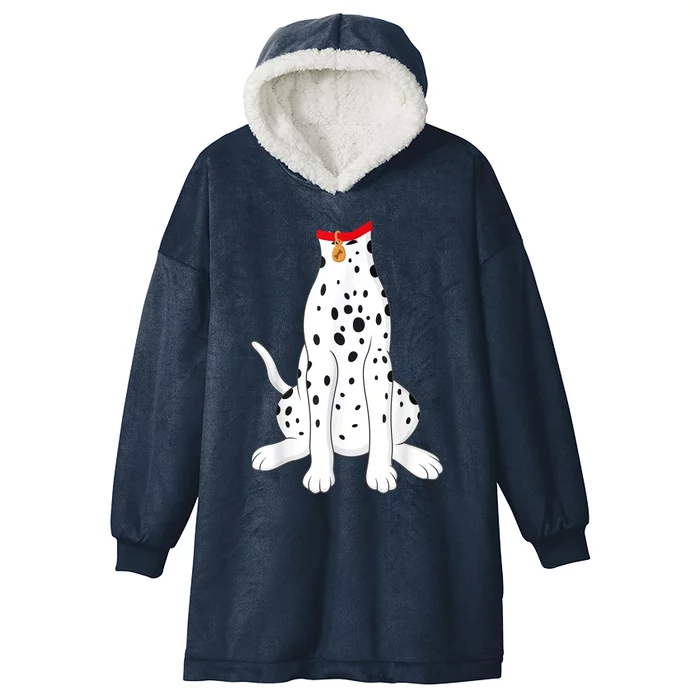 Dalmatian Costume Hooded Wearable Blanket