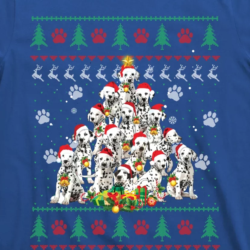 Dalmatian Christmas Dog Lover Gift Ugly Sweater Xmas Tree Gift T-Shirt