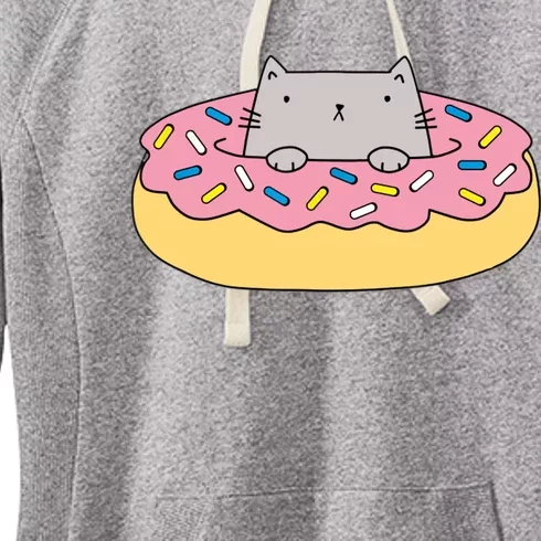 Donut Cat Women's Fleece Hoodie