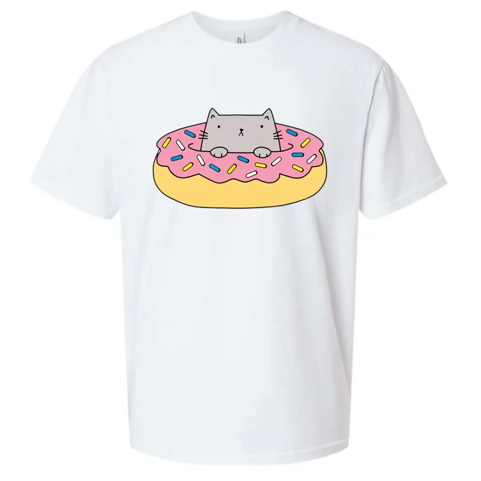 Donut Cat Sueded Cloud Jersey T-Shirt