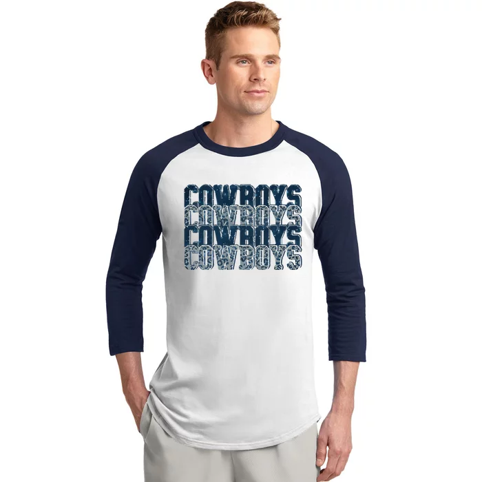 Dallas Cowboy Baseball Sleeve Shirt