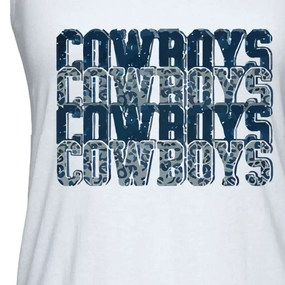 Dallas Cowboy Ladies Essential Flowy Tank