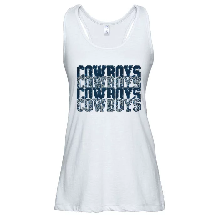 Dallas Cowboy Ladies Essential Flowy Tank