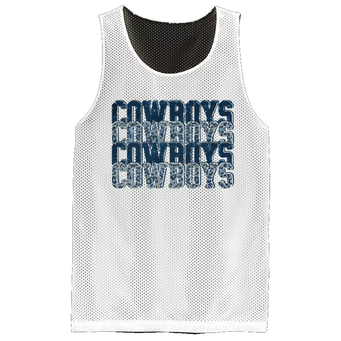 Dallas Cowboy Mesh Reversible Basketball Jersey Tank