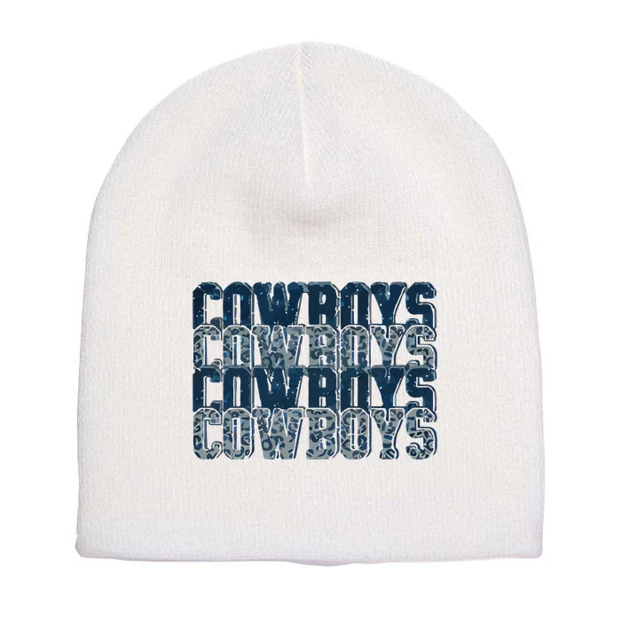 Dallas Cowboy Short Acrylic Beanie