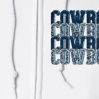 Dallas Cowboy Full Zip Hoodie