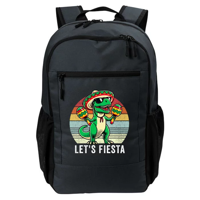 Dinosaur Cinco De Mayo LetS Fiesta Daily Commute Backpack