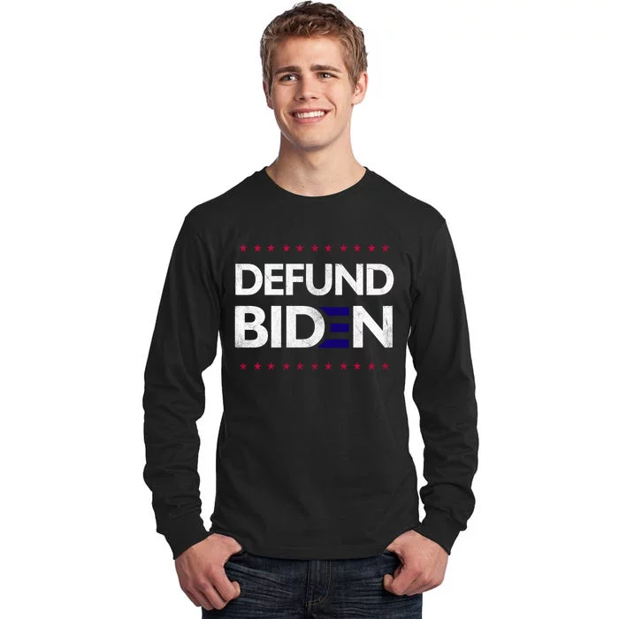 Defund Congress, Defund Politicians, Libertarian Political Tall Long Sleeve T-Shirt