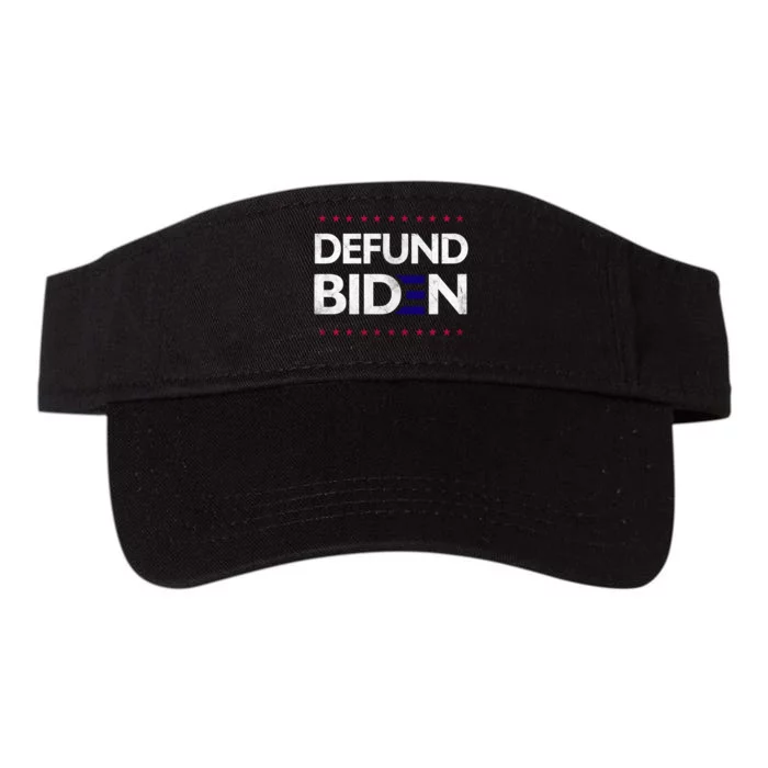 Defund Congress, Defund Politicians, Libertarian Political Valucap Bio-Washed Visor