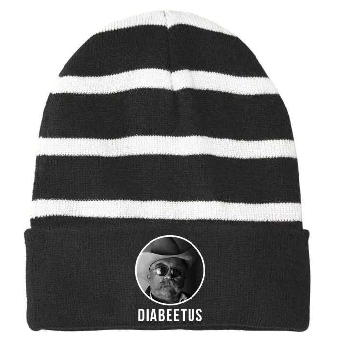 Diabeetus Copy Striped Beanie with Solid Band