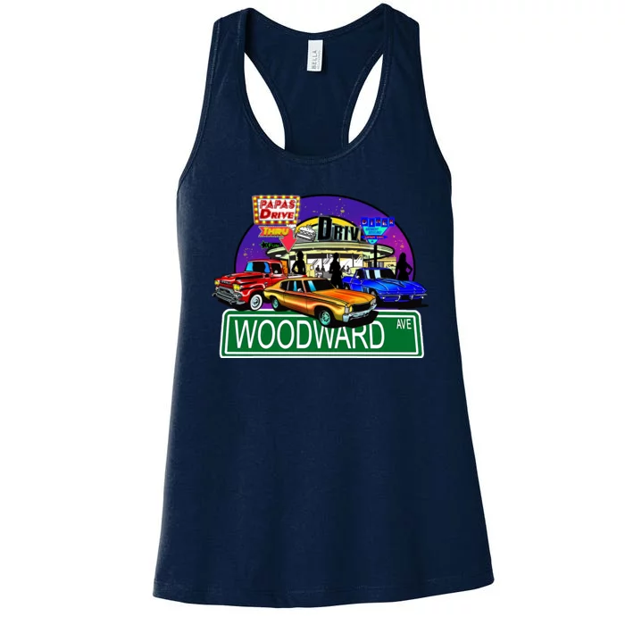 Diner Cruise Women's Racerback Tank