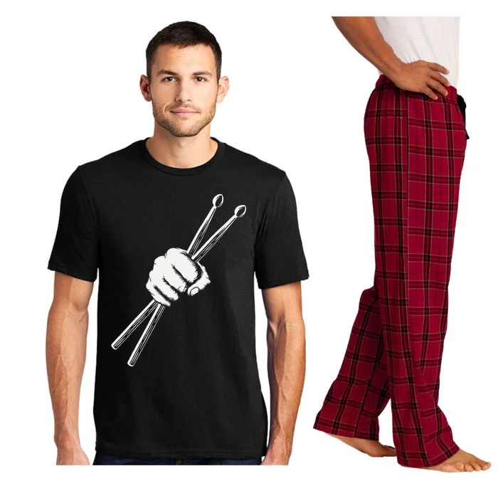 Drumset Cool Drumsticks Drumming Drums Rock Music Pajama Set