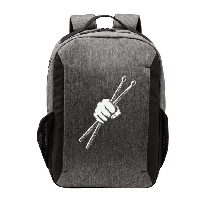 Drumset Cool Drumsticks Drumming Drums Rock Music Vector Backpack