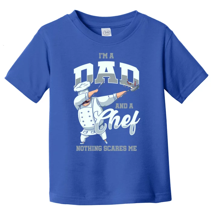 Dabbing Chef Dad Father Cook Restaurant Kitchen Chef Gift Toddler T-Shirt