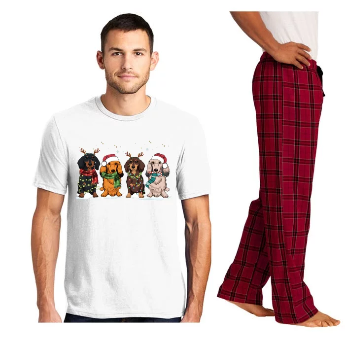 Dachshund Christmas Dog Lover Family Pajama Set