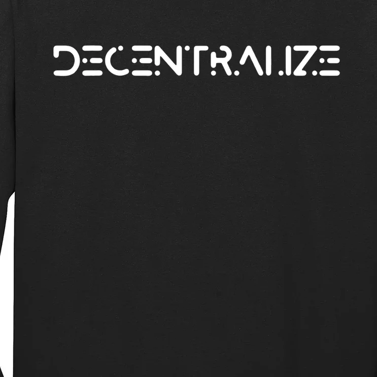 Decentralize Cryptocurrency Long Sleeve Shirt