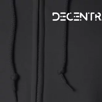 Decentralize Cryptocurrency Full Zip Hoodie